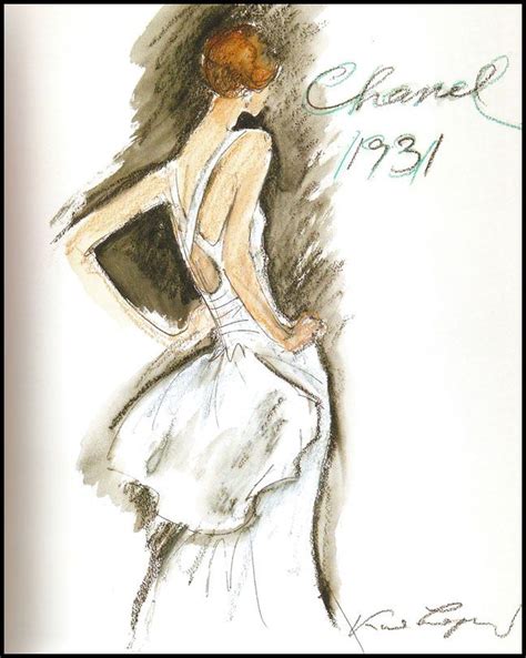 coco chanel sketches original|Coco Chanel 1930 designs.